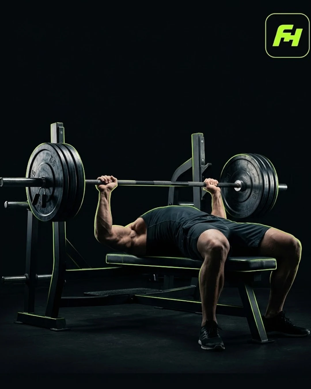 barbell bench press exercise