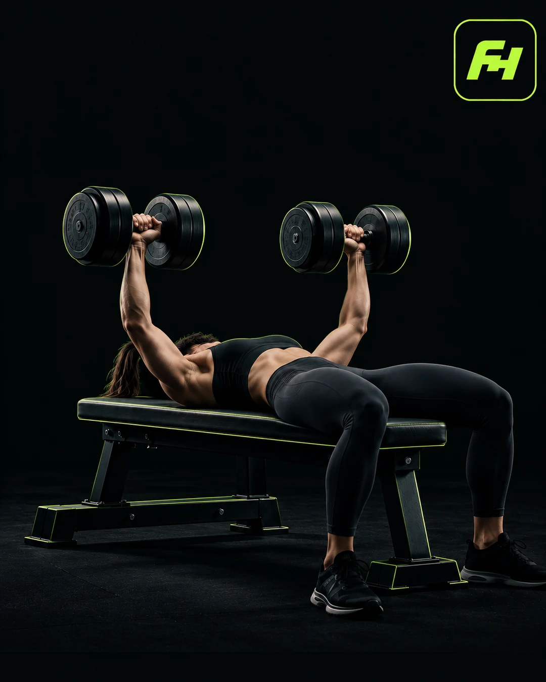 dumbbell bench press exercise