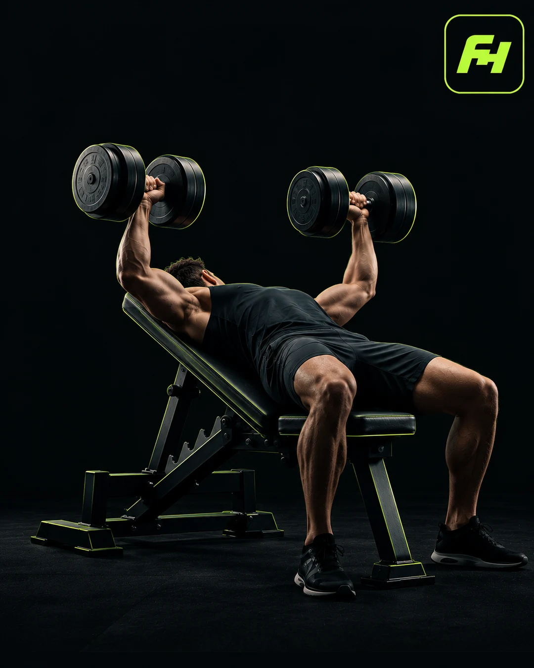 incline dumbbell press exercise