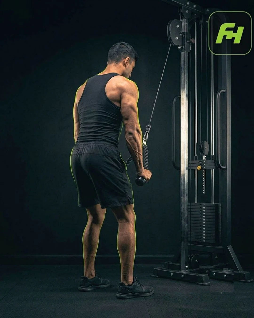 rope pushdown exercise